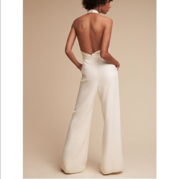BHLDN Jill Stuart White Mara Jumpsuit NWOT - Picture 3 of 8